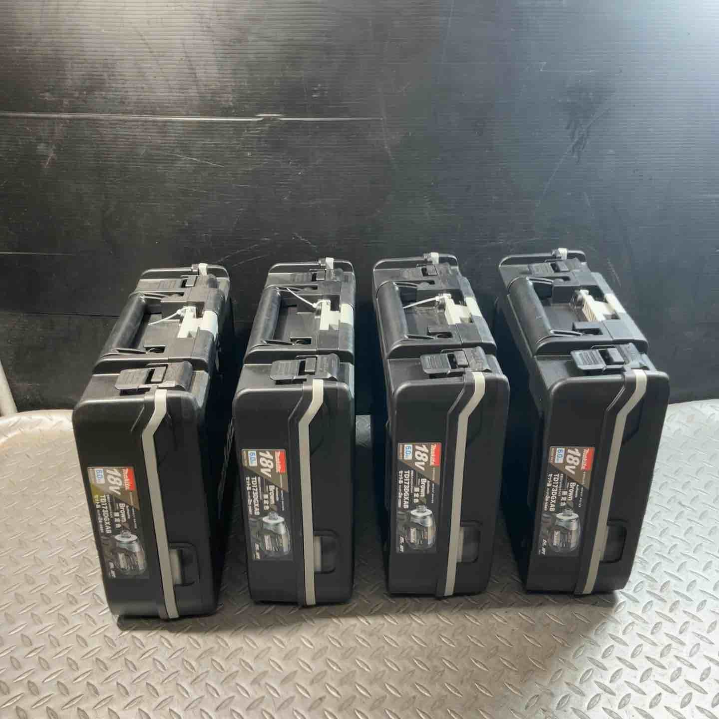 マキタ makita コードレスインパクトドライバー TD173DGXAB 4台セット ブラウン 純正 18V 草加店