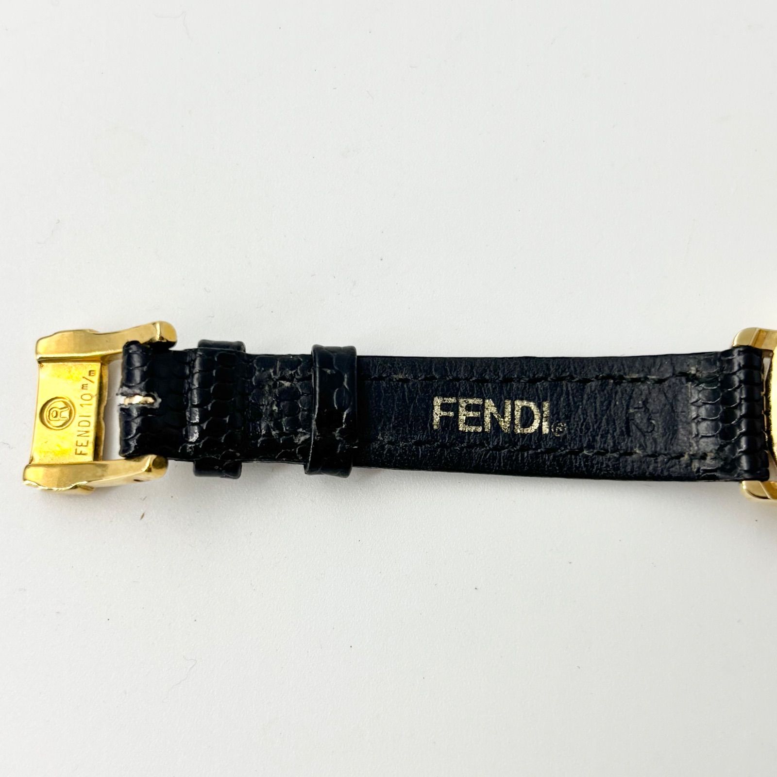  FENDI 腕時計 400 L ネイビー アンティーク 1471 腕時計(クォーツ) 腕時計(アナログ)