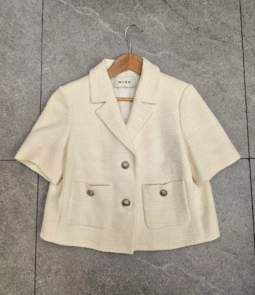 MINE マイン Voyage 夏 ツイード ジャケット 55サイズ