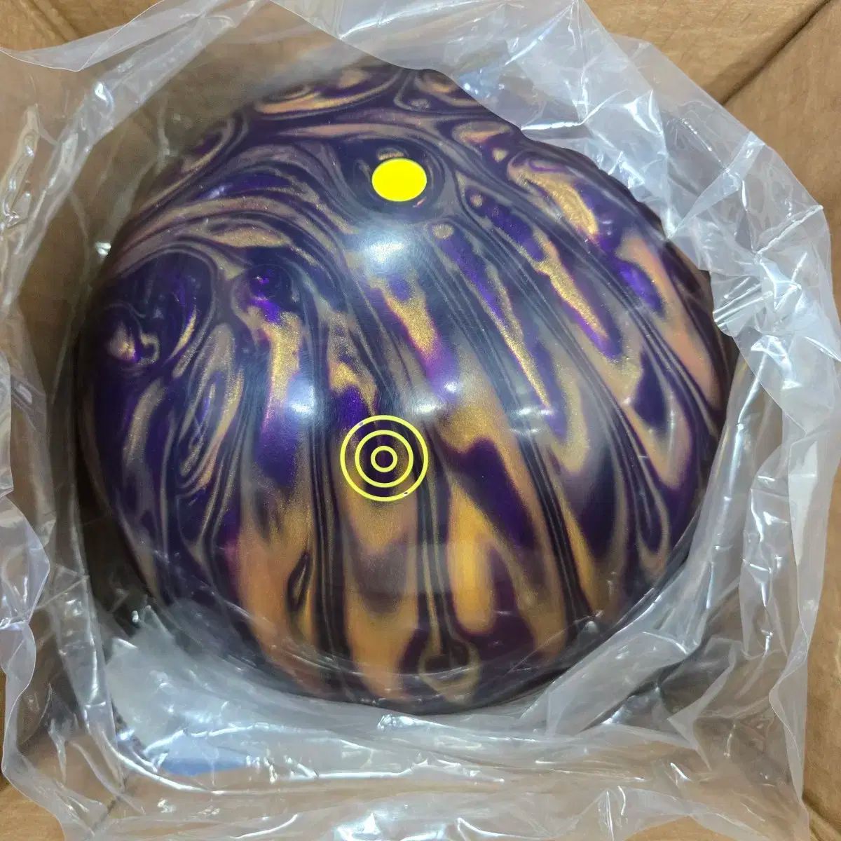 12パウンド エボナイト ファイアボール パープルゴールド ボーリング 球