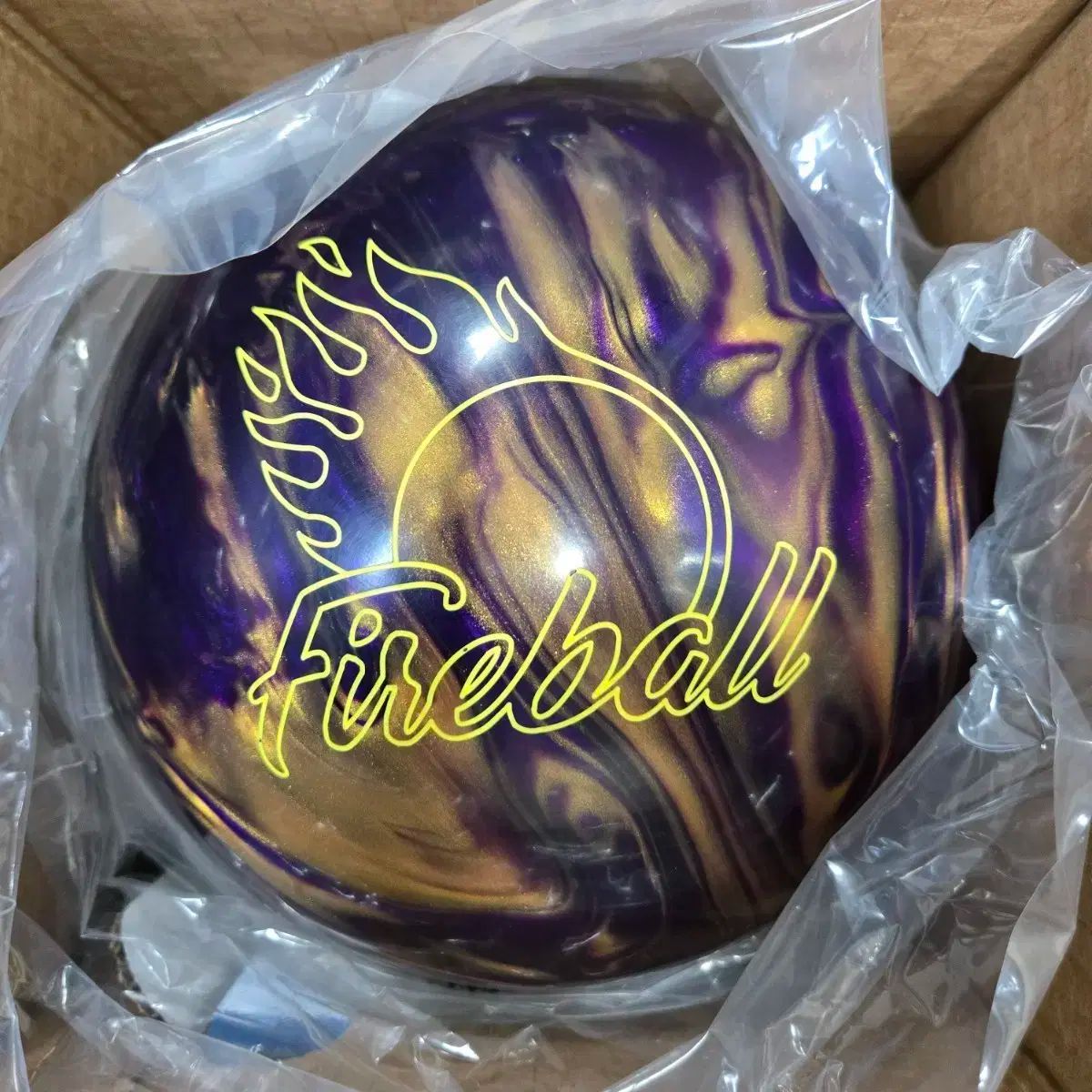 12パウンド エボナイト ファイアボール パープルゴールド ボーリング 公式球
