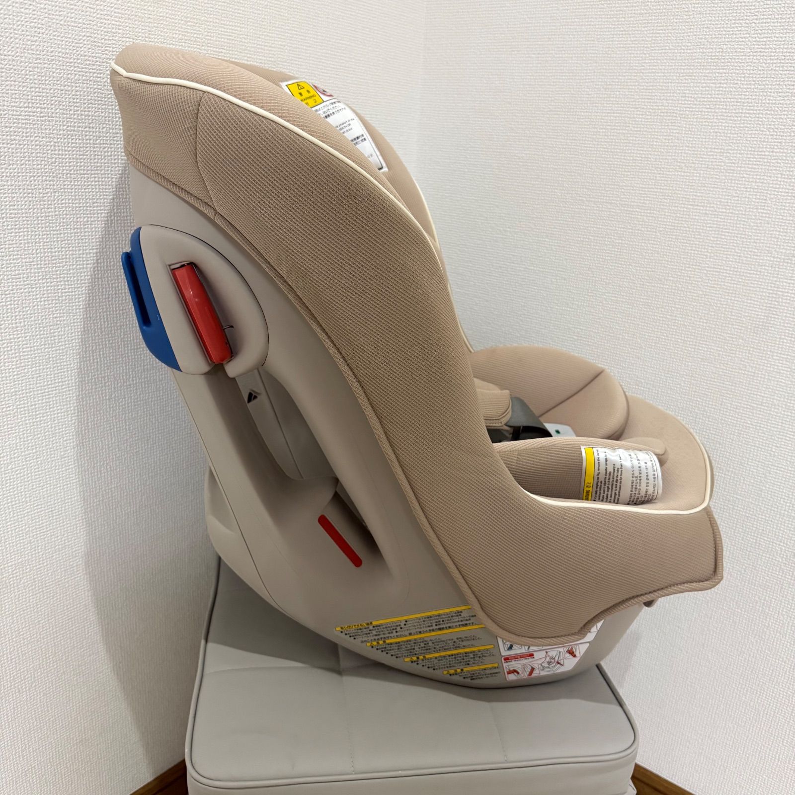 美品】combi チャイルドシートコッコロ S UX ヘーゼルナッツ 新生児