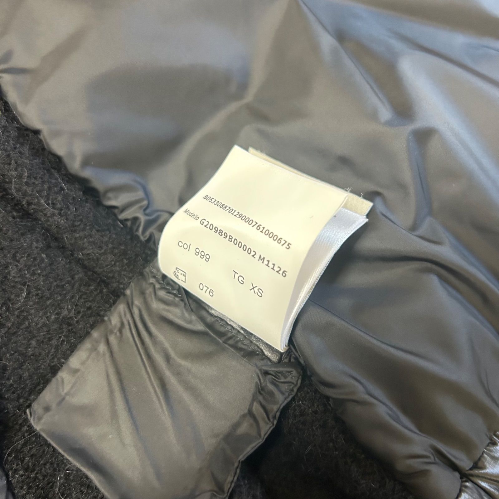 極美品】 MONCLER モンクレールグルノーブルダウンニットジャケット黒 