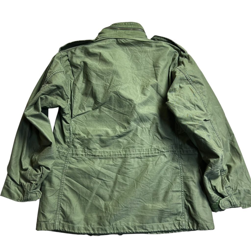 実物 米軍 70s U.S. Army M-65 フィールドジャケット 1974年製 Medium Regular