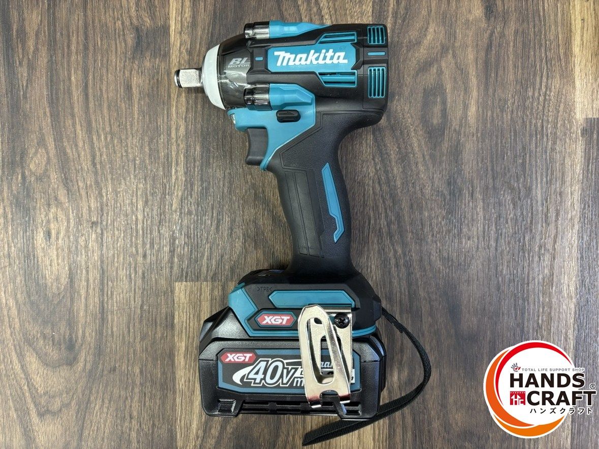 ♭ マキタ makita TW004GRDX 40Vmax充電式インパクトレンチ 2.5Ahバッテリ2本 充電器 フルセット PSEマーク
