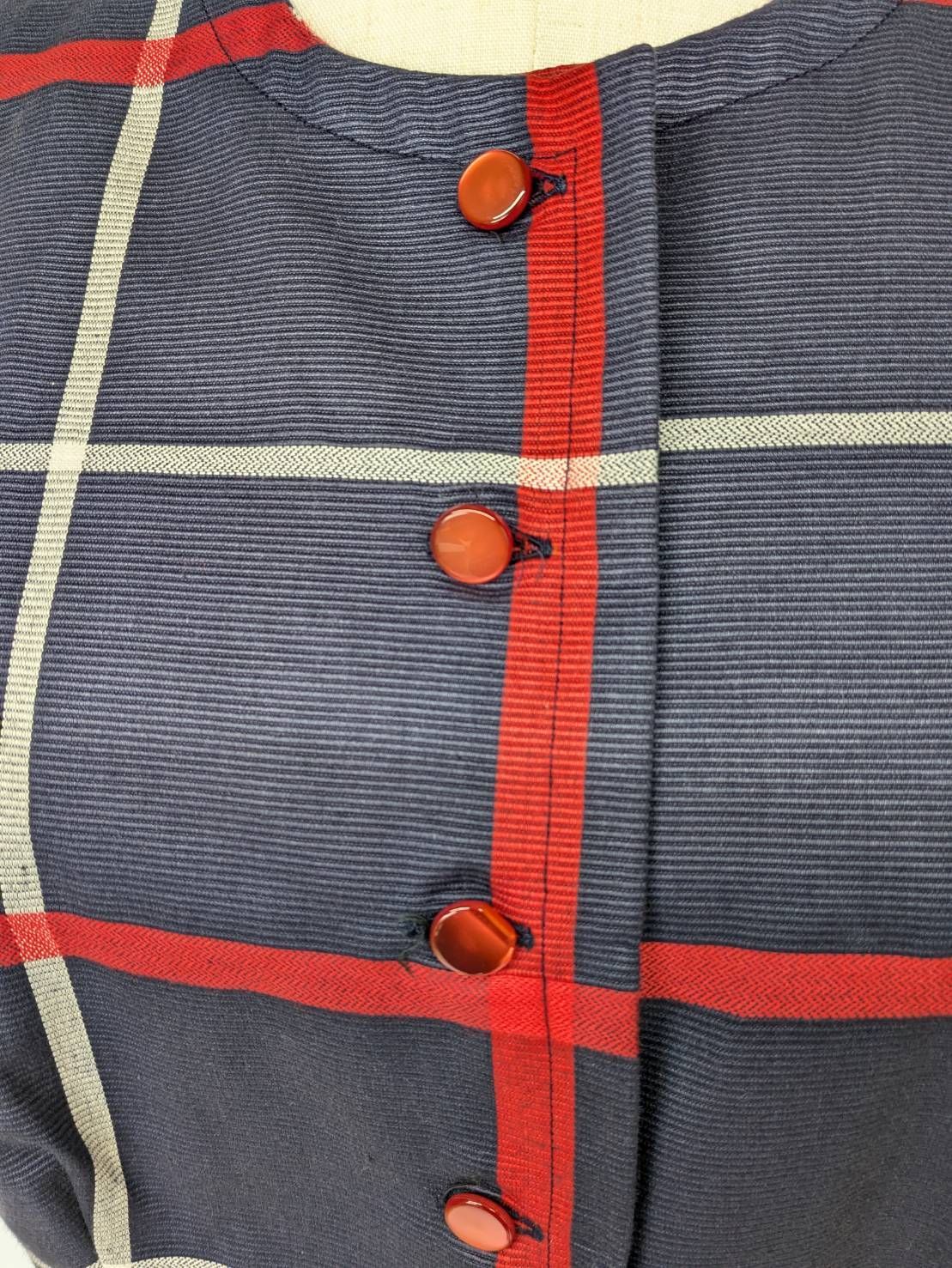 げ交渉 CELINE セリーヌ フランス製 セリーヌ ヴィンテージ セットアップ チェック柄 38 B-17