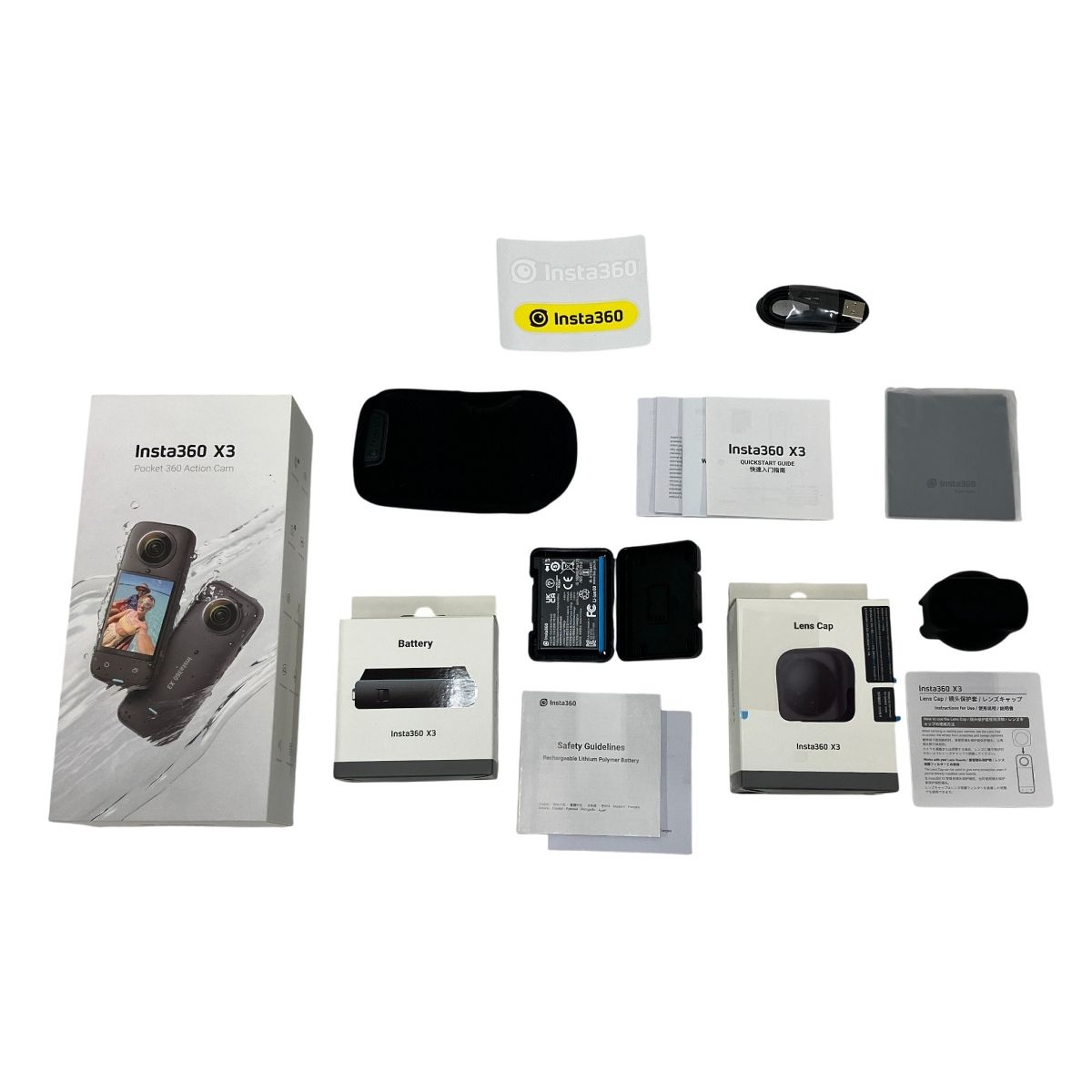 Insta360 X3 アクション カメラ コンパクト 趣味 撮影 T10591494