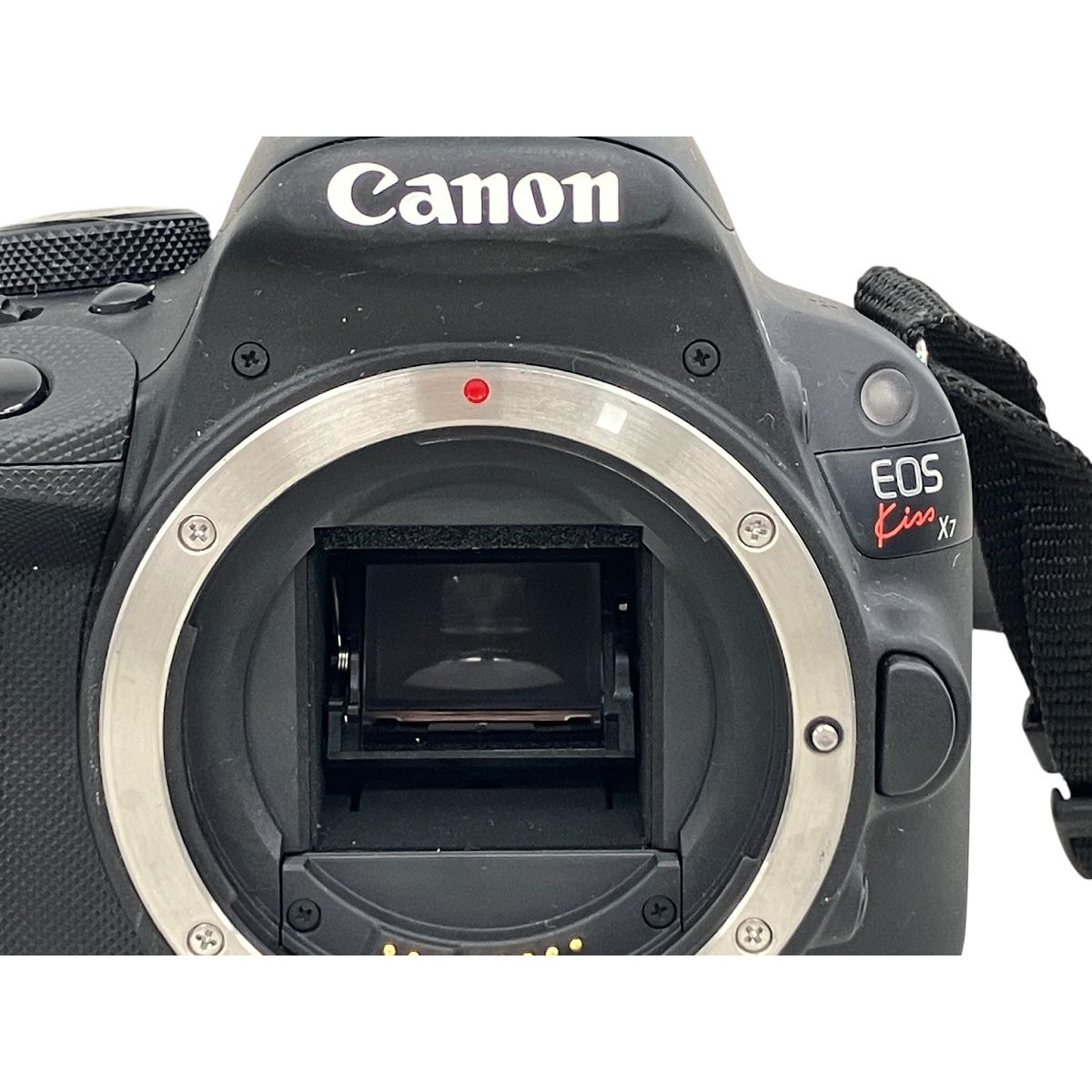 Canon キャノン EOS Kiss X7 ダブルズーム キット EF-S 18-55mm 3.5-5.6 IS 55-250mm 4-5.6 カメラ ジャンク K10628000