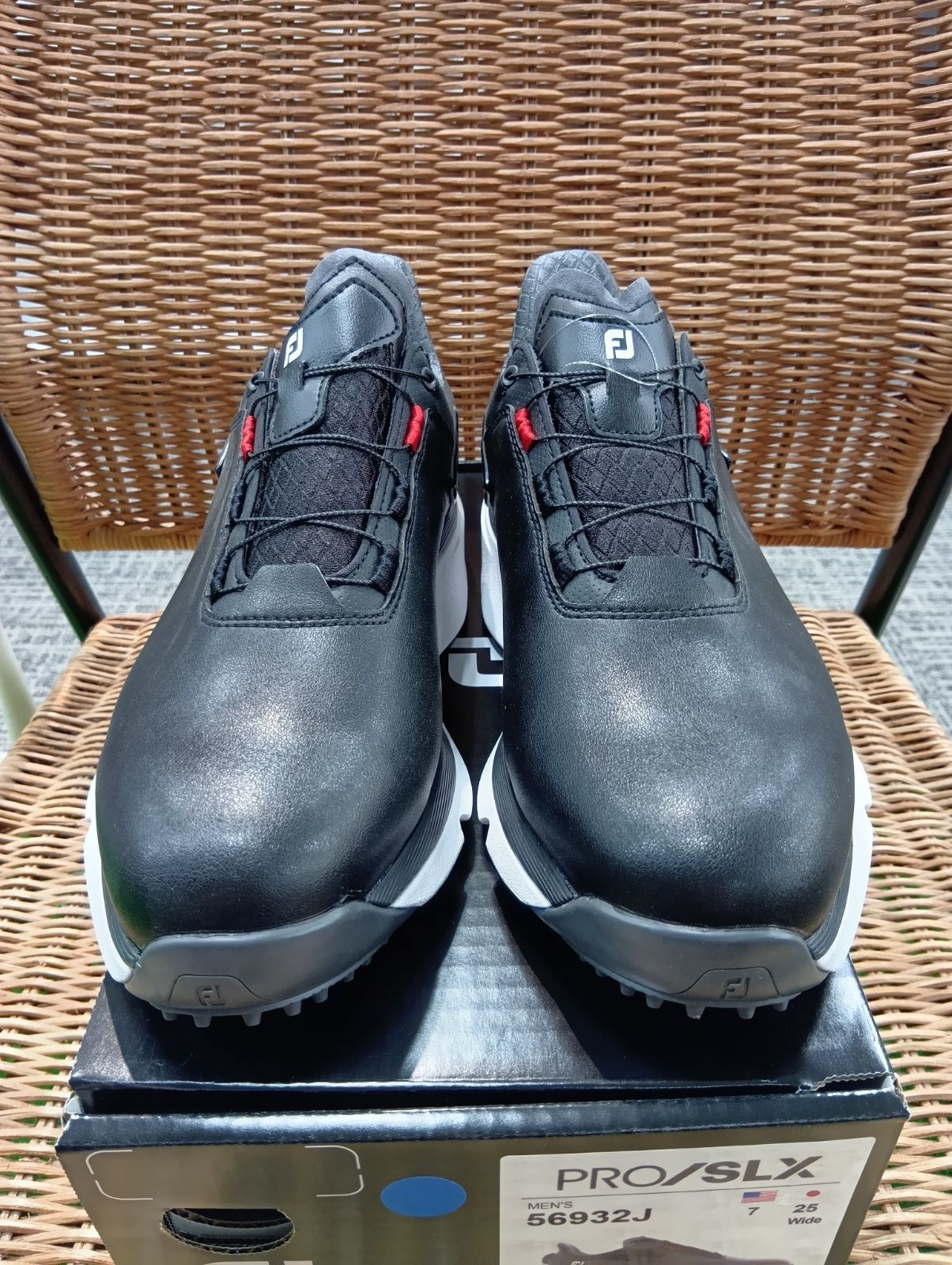 Sh フットジョイ MEN S FJ プロエスエルエックス BOA 56932 ブラック ホワイト メンズ FOOTJOY モデル 日本 浦安店