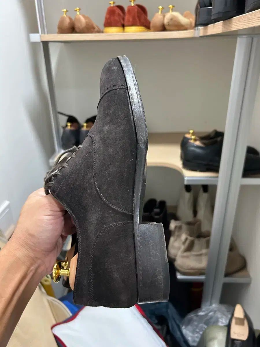 TOM FORD トムフォード スウェード メンズ 靴 ブラウン