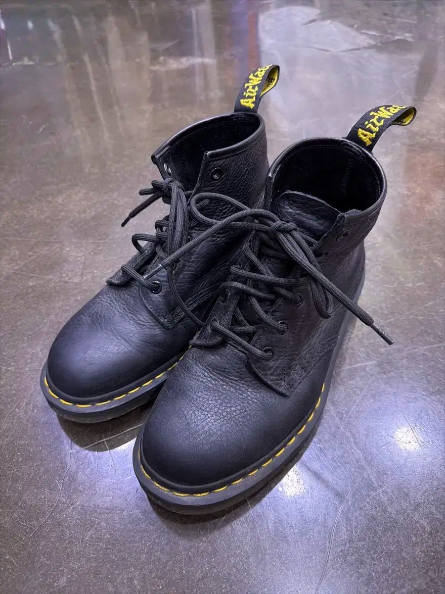 DR MARTENS 101 6ホール ブラック ウォーカーブーツ 260