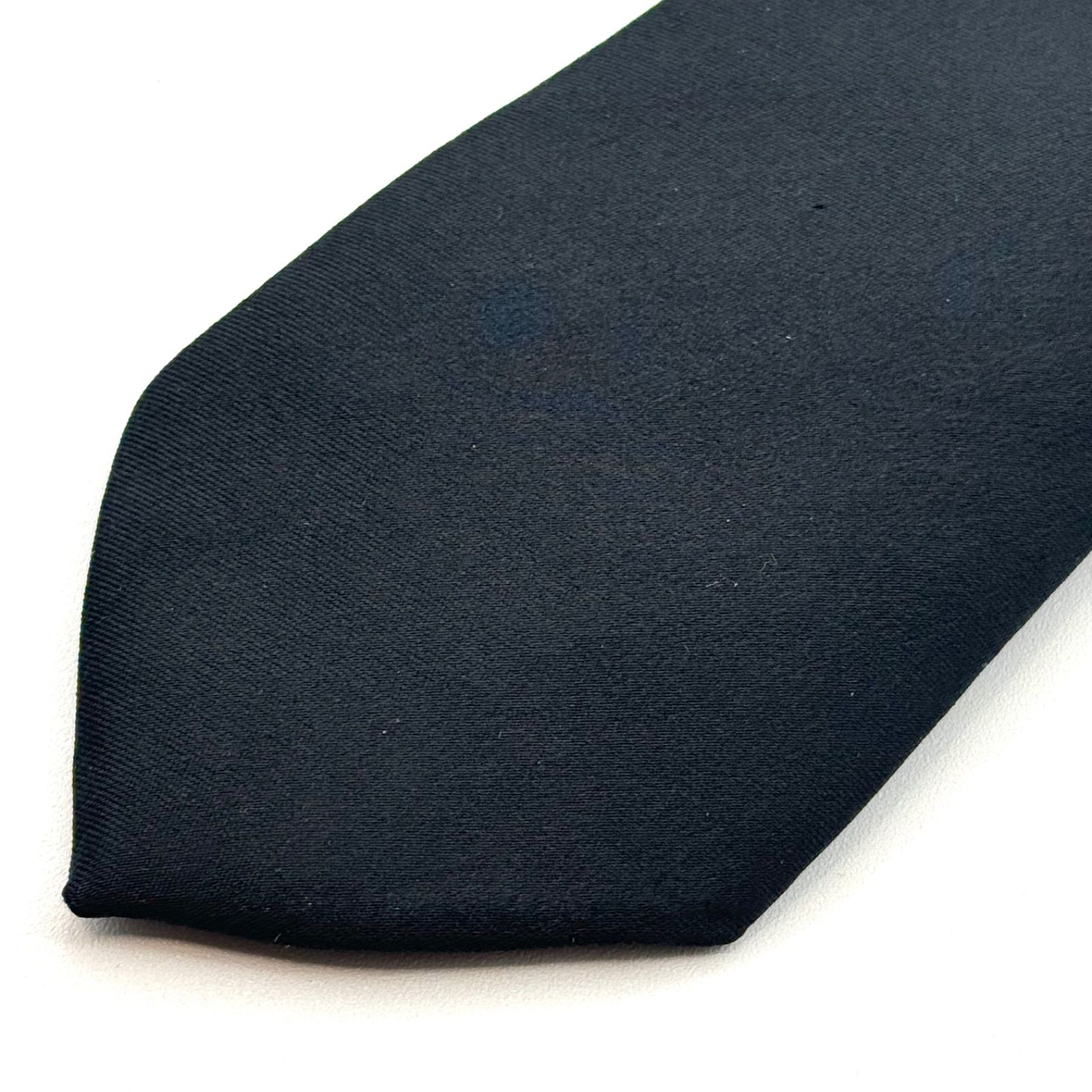 DIOR 黒 ワンポイント 無地 ナロータイ 113055 - メルカリ 