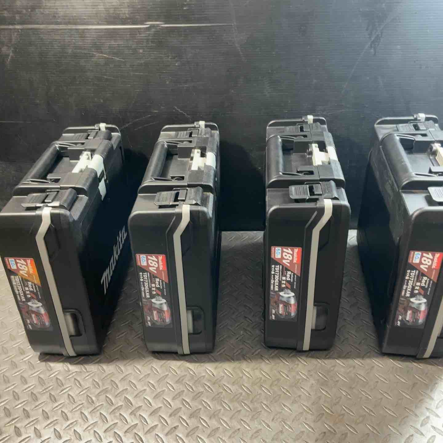 色 マキタ makita コードレス インパクトドライバー TD173DGXAR 4台 フルセット インパクト レッド 赤 純正 草加店