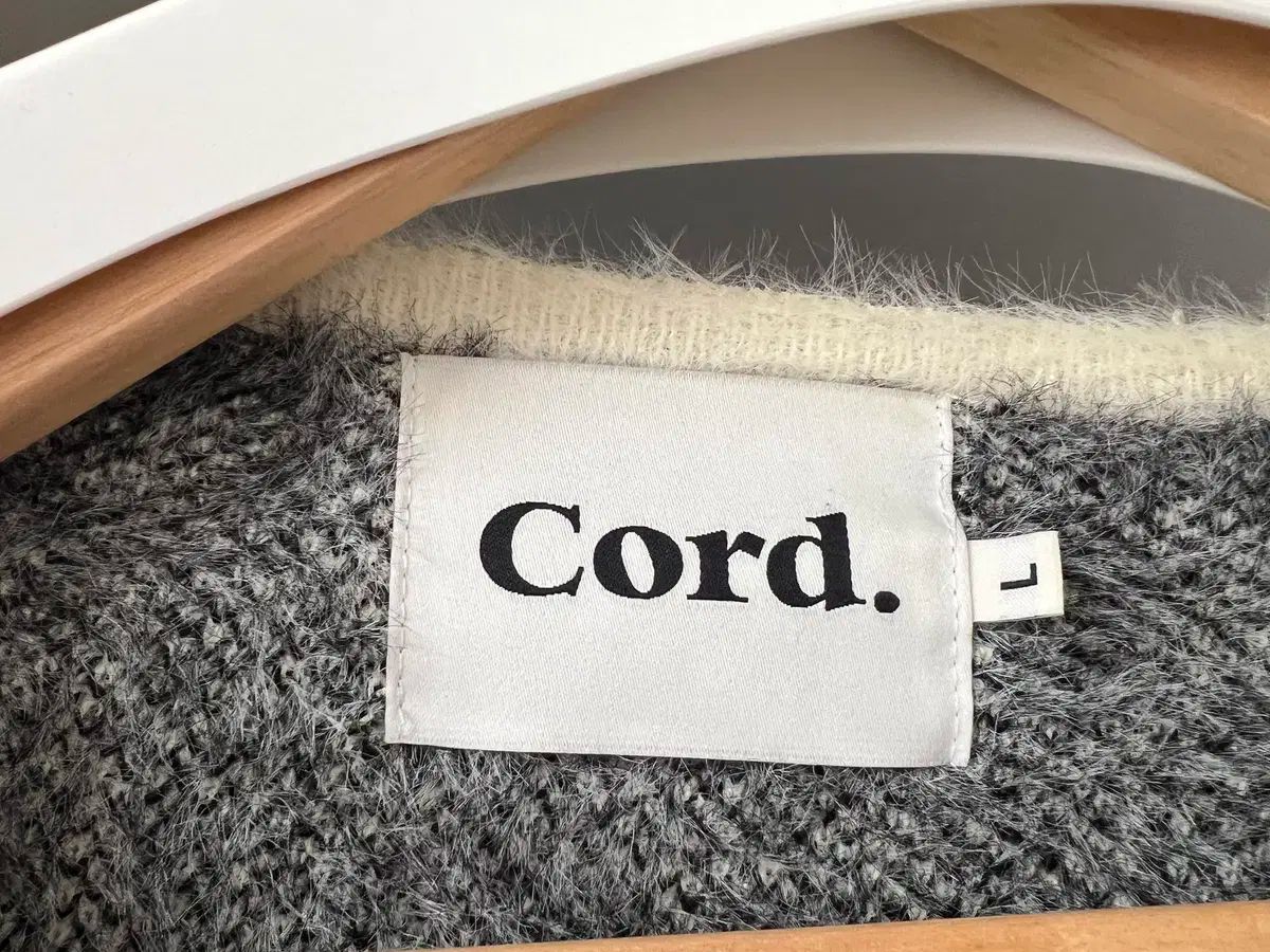 コード cord ボーンフライ ヘアリー ニット ジップアップ ブラック L