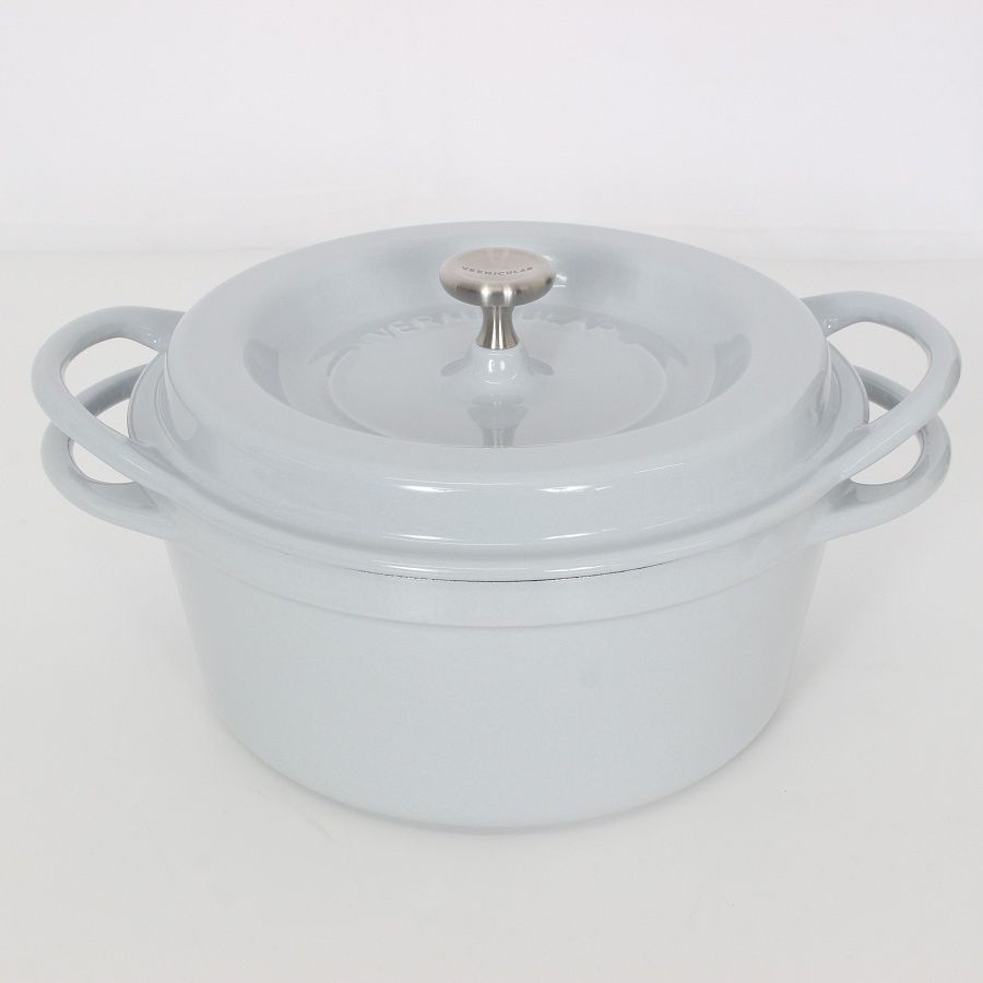 バーミキュラ オーブンポットラウンド 18cm STN18R ストーン 無水 ホーロー 両手鍋 本体