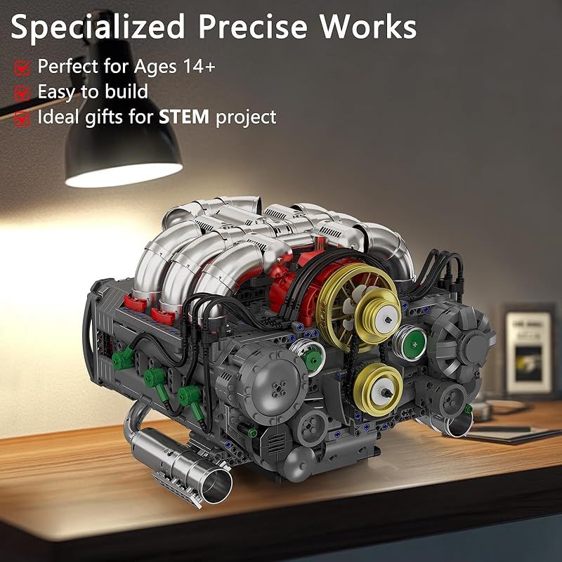 迅速発送】Mould King 10181 Technikフラットエンジンブロックおもちゃ