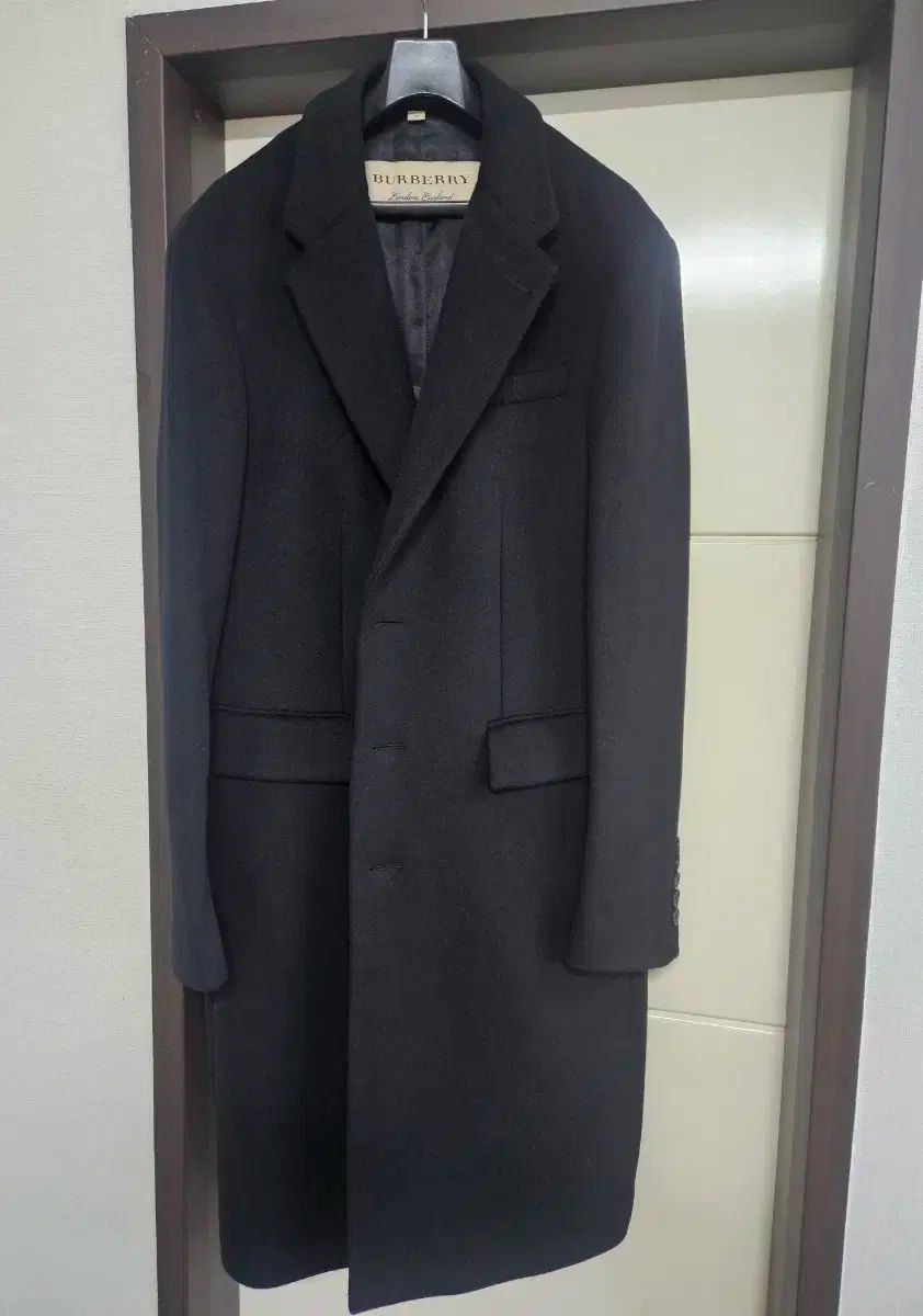 バーバリー カシミア チェスターフィールド コート 50 Size