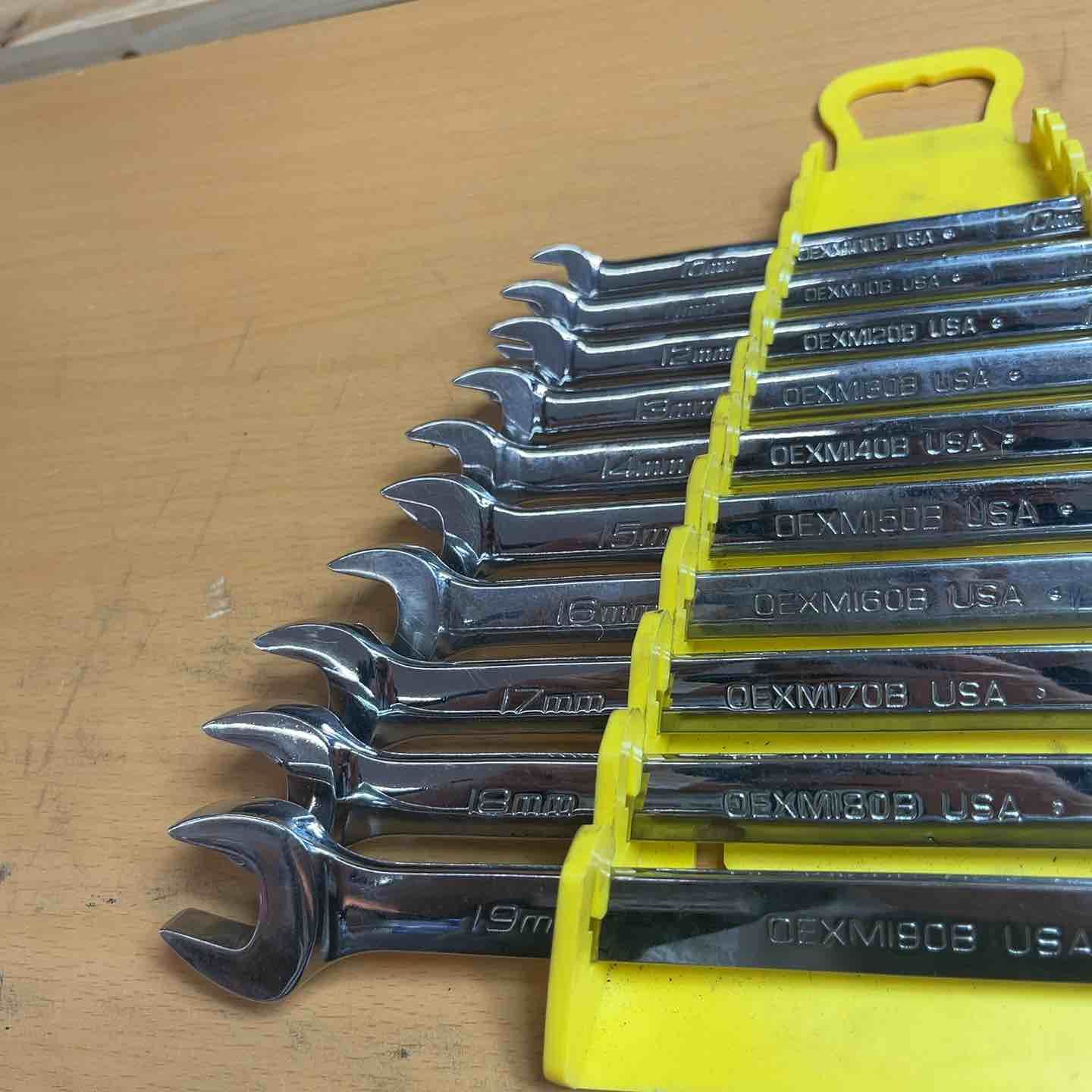  Snap on スナップオン コンビネーションレンチ 10本セット ～ 19 18 17 16 15 14 13 12 11 10 その他 電動工具 エア工具