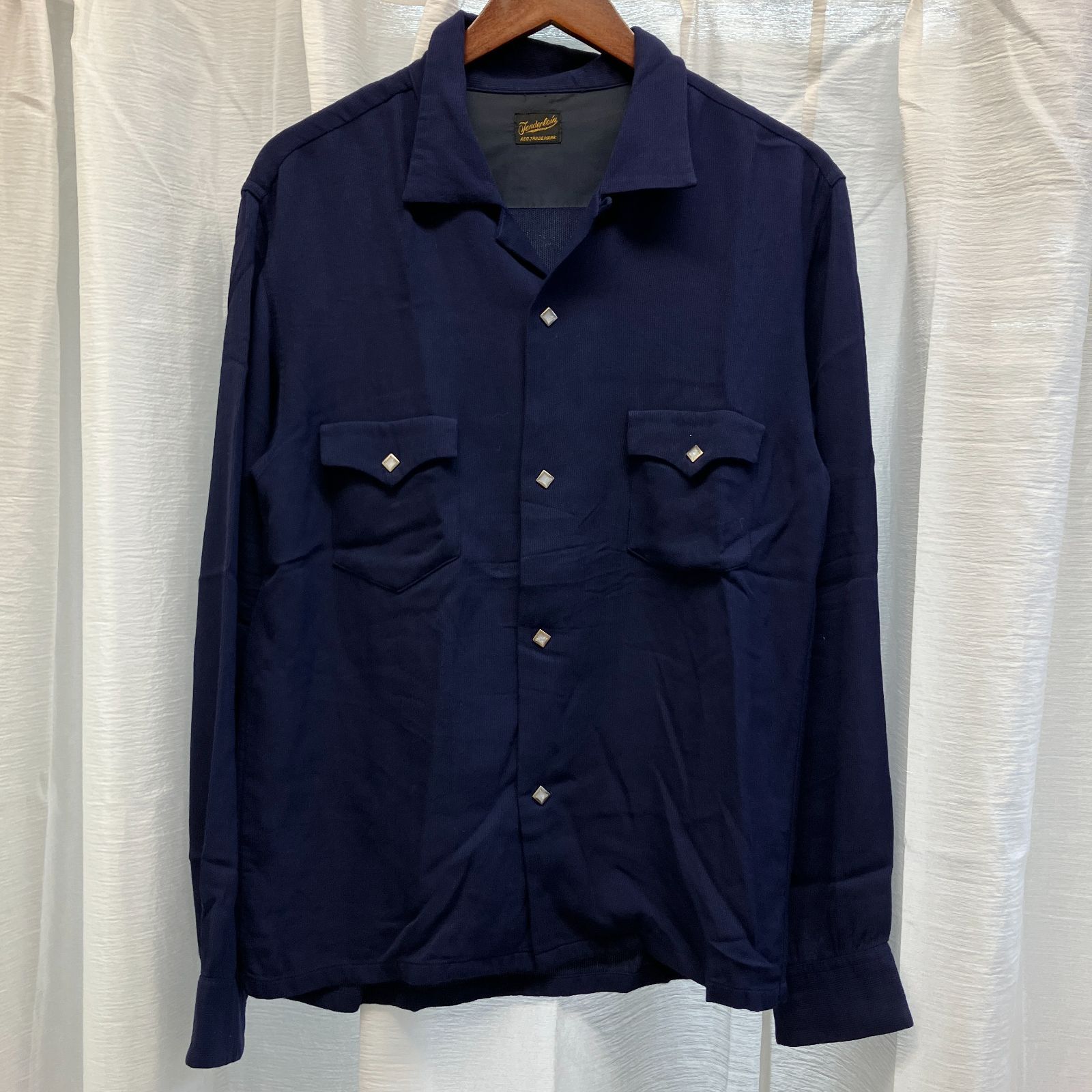 TENDERLOIN テンダーロイン レーヨン 開襟 オープン シャツ サイズS 古着