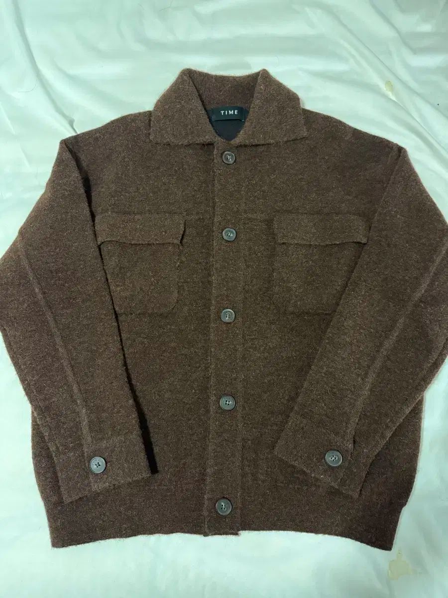 TIME HOMME カーディガン ジャケット ブラウン 100