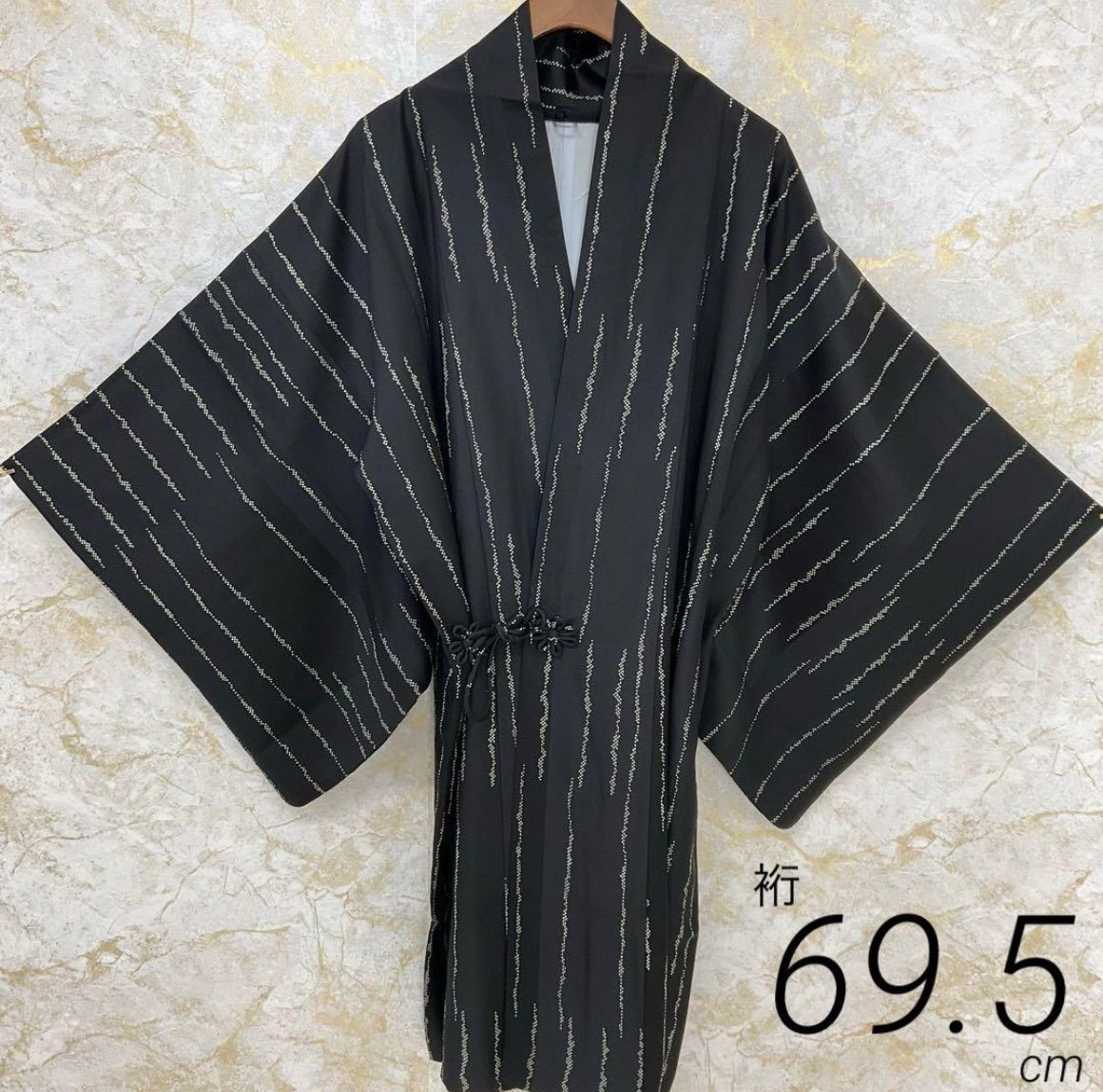 kimono one kimonoarisa 厳選 素敵なロング道中着コート 上質な正絹 ろまんガード 裄長 ロング 広衿 裄69 5丈102 5