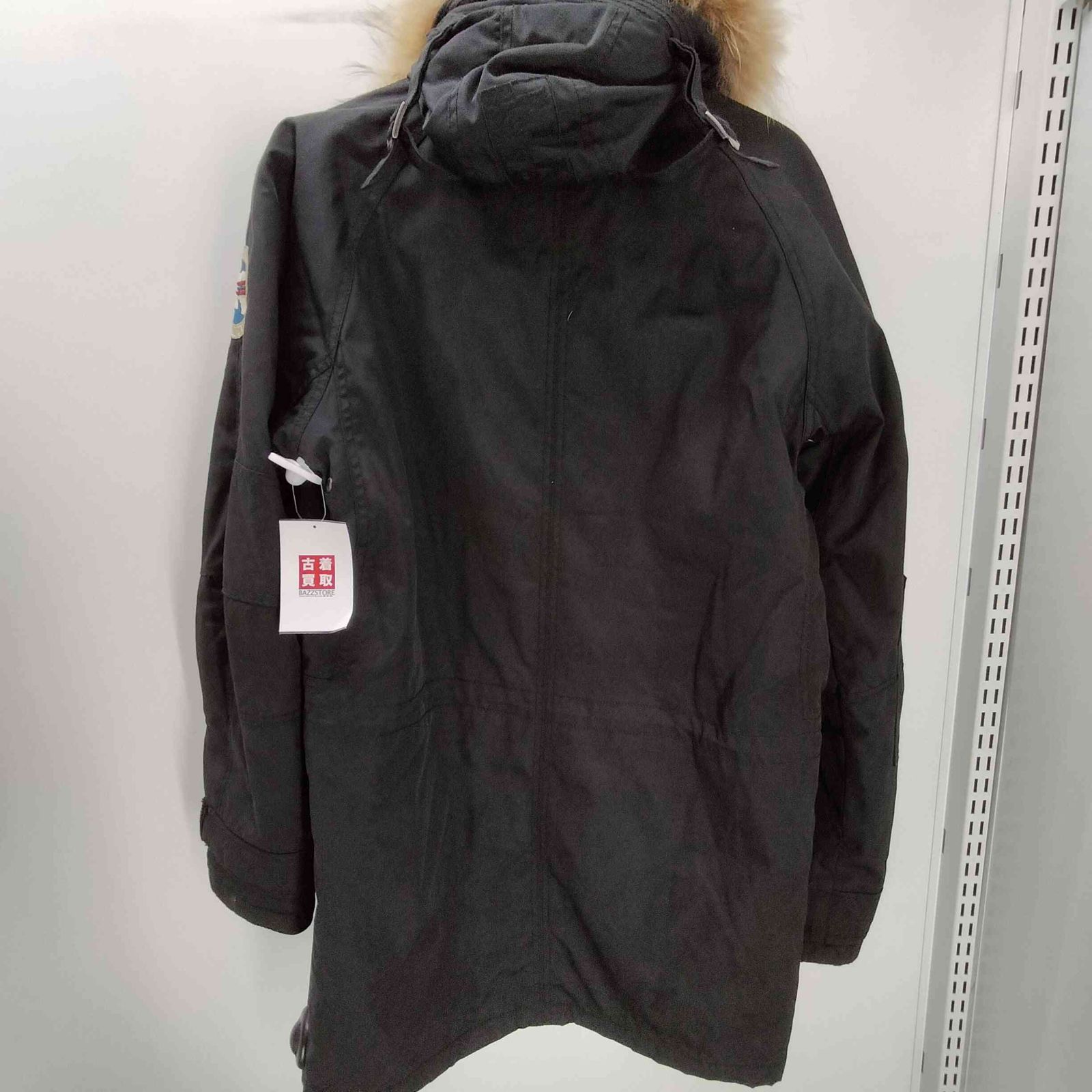 ナパピリ NAPAPIJRI BUSTER N3-B 型 ロゴ ワッペン ナイロン コットン ミリタリー ジャケット モッズ コート 中綿 メンズ import L