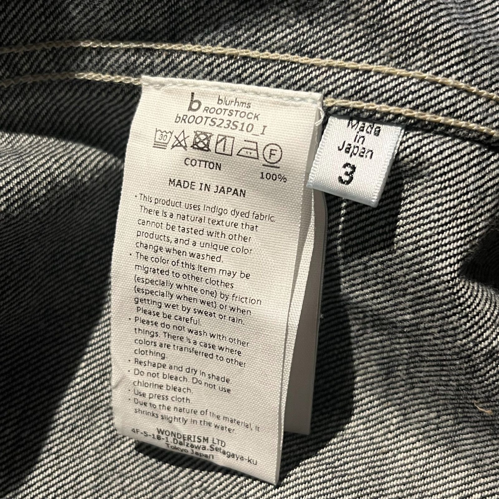 blurhmsROOTSTOCK 12.9oz Selvage Denim Coverall 3 ブラームスルーツ 