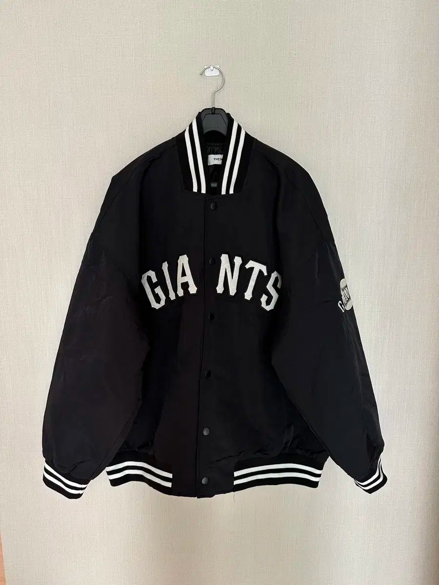 ユニセックス ジァイアンツ ブラック 野球 アウター スタジャン アウター