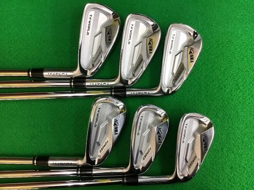 本間ゴルフ TOUR WORLD TW 747 Vx 6 S アイアンセット IR 特注シャフト フレックスS メンズ 男性用 右利き 右用 Cランク ゴルフクラブ