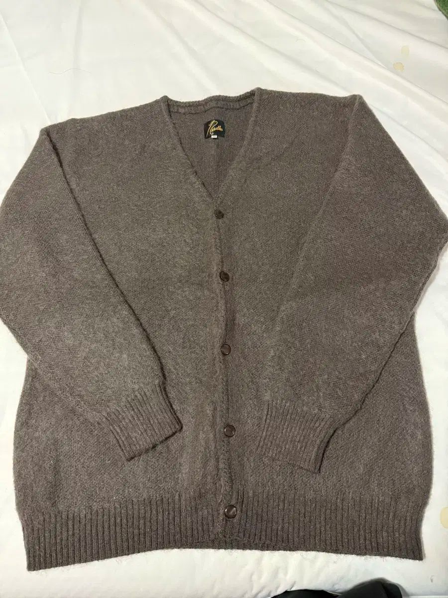 ニードルズ カーディガン ブラウン M