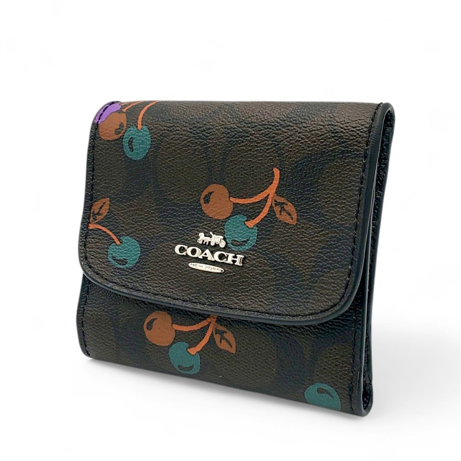 アウトレット 安い COACH チェリー柄 コインケース コーチ 正規品 