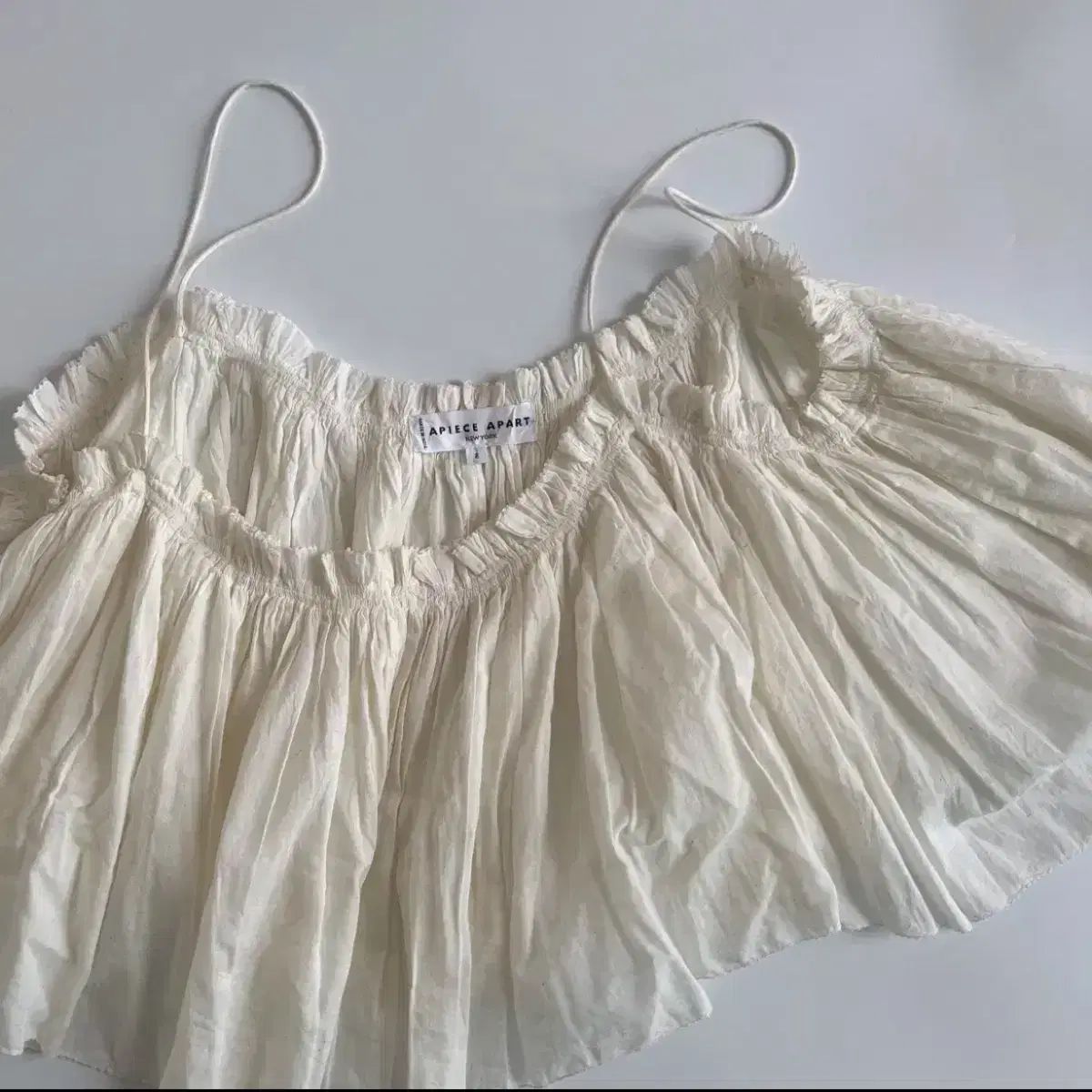 日本ヴィンテージフリルノースリーブベスト