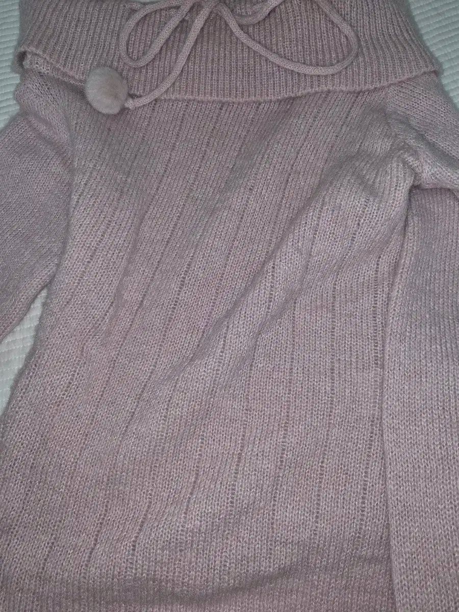 オフショルダーニット