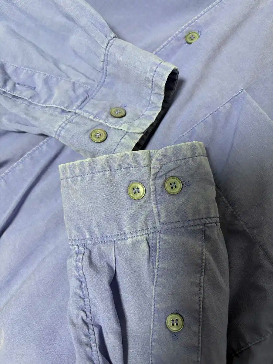 4 POLYTERUテンコウォッシュドブルー