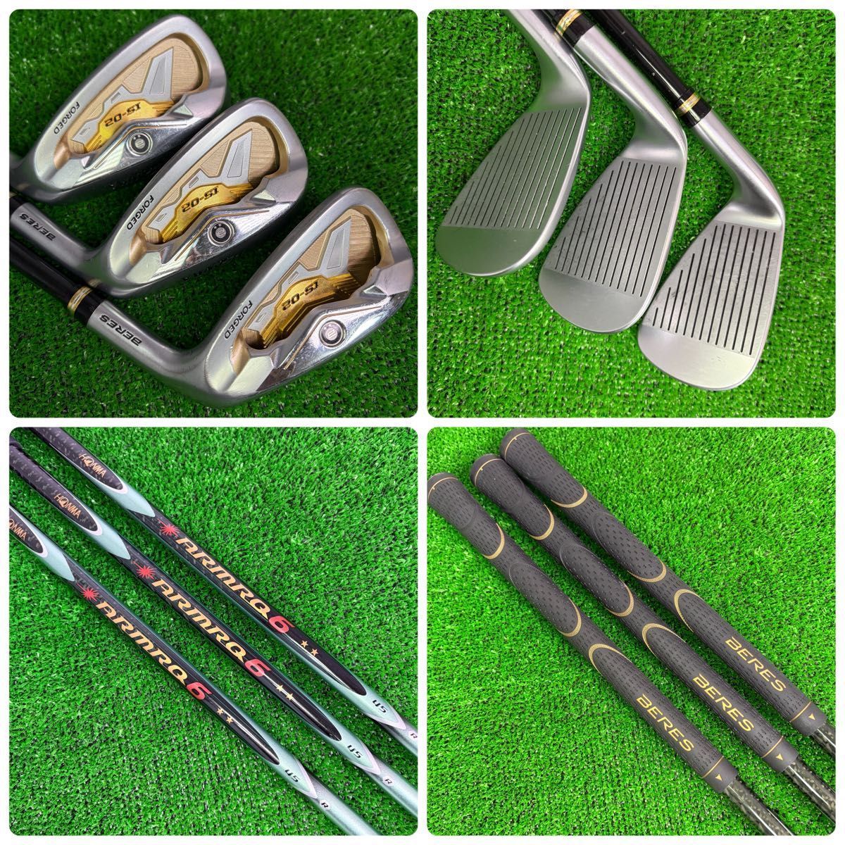 希少 HONMA ホンマ BERES ベレス IS-02 メンズ アイアン 7本セット 星2 