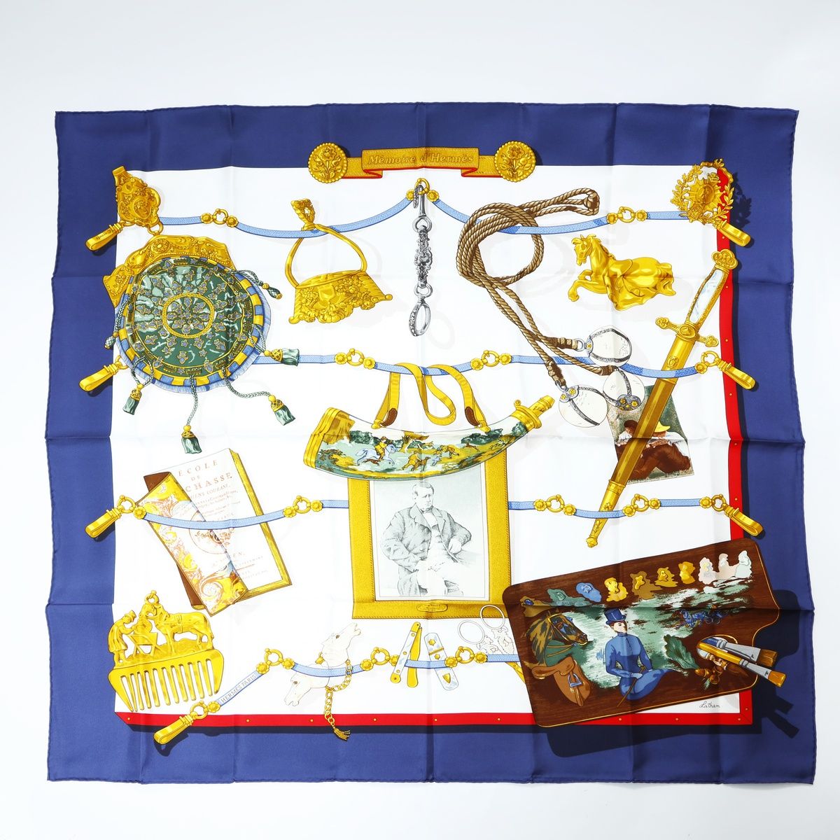 HERMES エルメス スカーフ Memoire d Hermes エルメスの思い出 カレ90