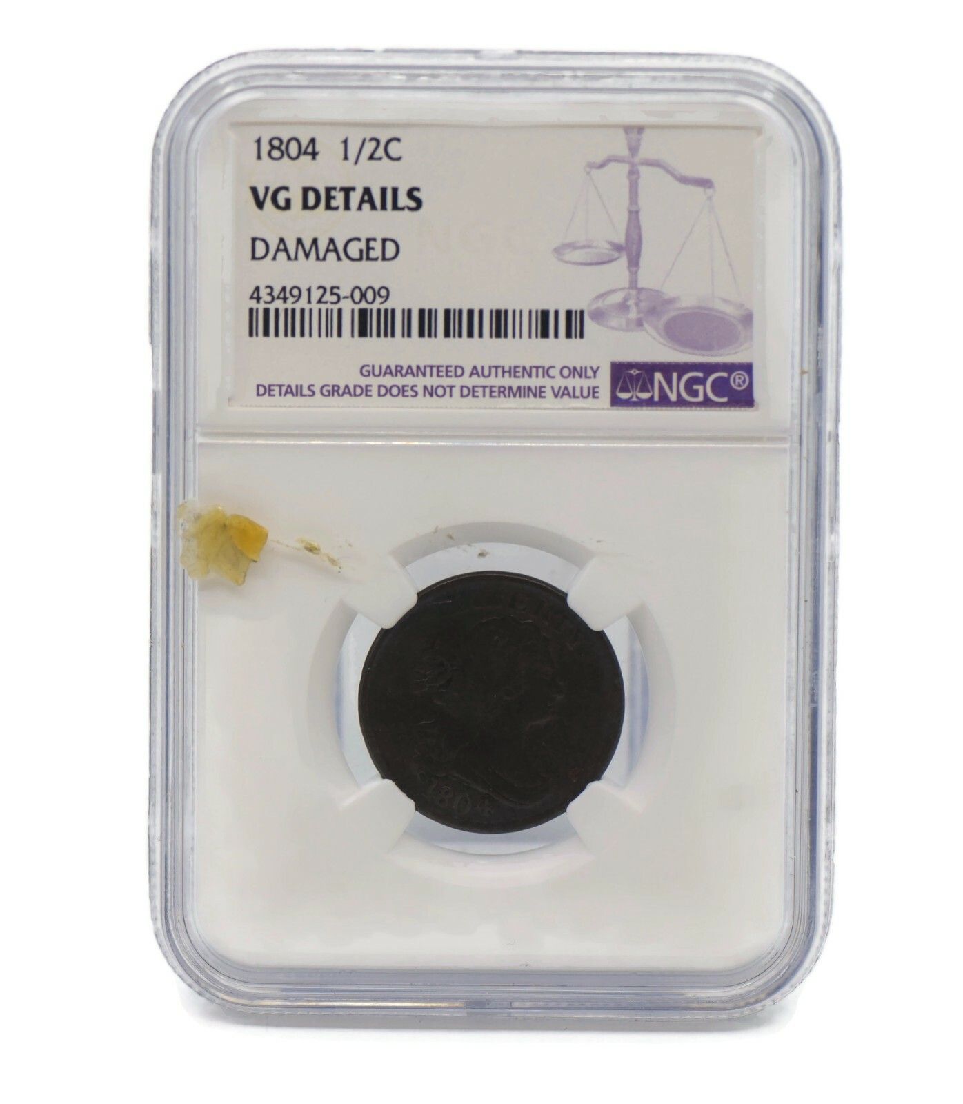 1804 1 2 C VG 詳細 損 NGC