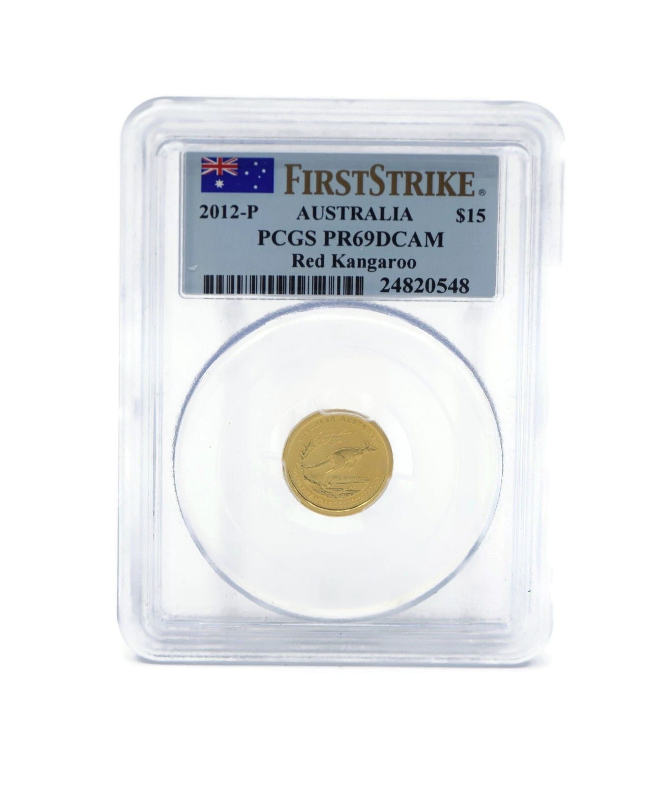 2012 P アトラリア 15ドル 1 10オンス 金貨 レッドカンガルー PCGS