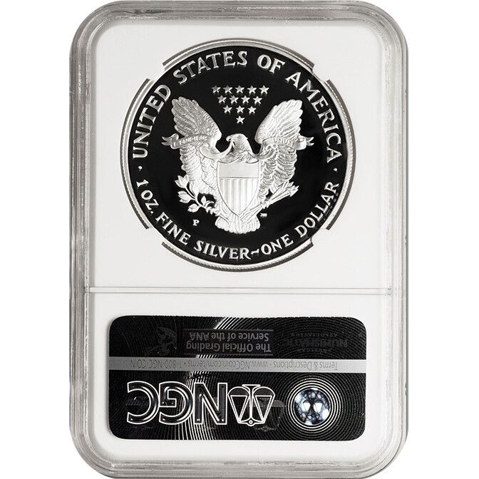 1998 P プルーフ アメリカン シルバー イーグル ドル コイン NGC PF 70 ウルトラカメオ