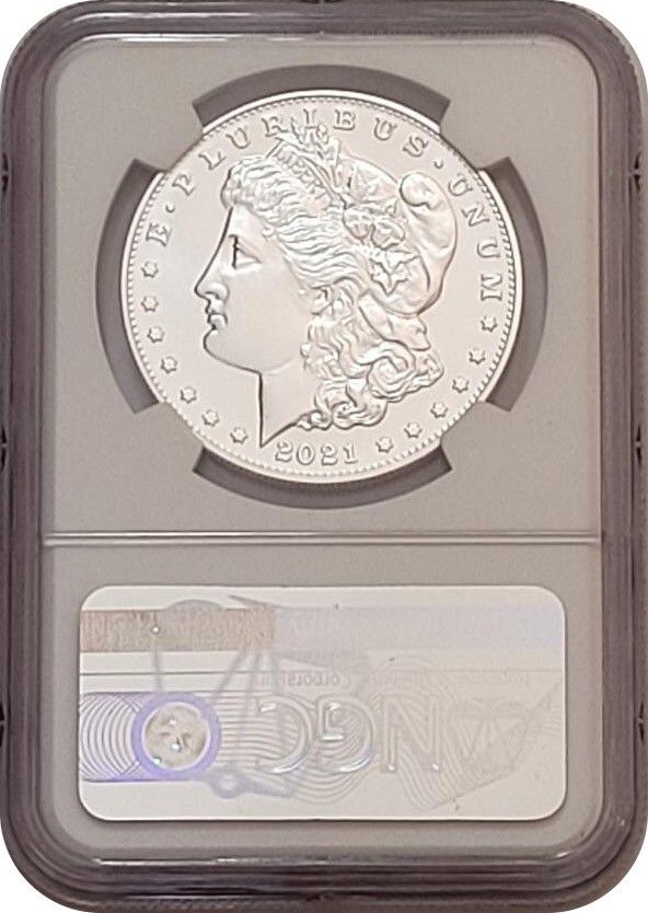2021 D モルガン シルバー ダラー コイン ミント エラー リバース