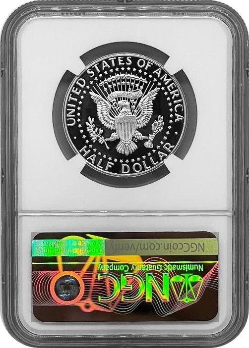 2014-S ケネディ50周年記念ハイレリーフ銀貨 SP69 DPL 強化仕上げ