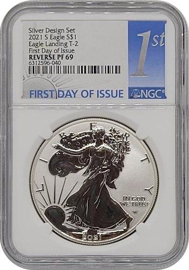 2021 S タイプ 2 リバース プルーフ シルバー イーグル デザイナー