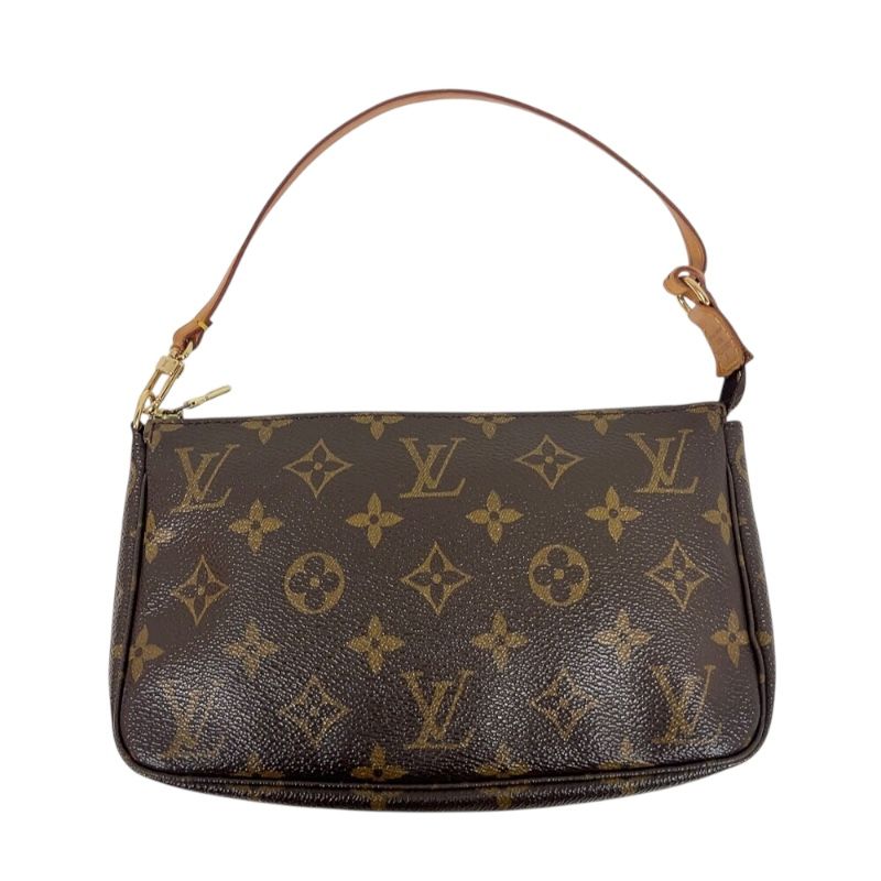 ルイ ヴィトン LOUIS VUITTON ポシェット アクセソワール M51980 ブラウン モノグラム ユニセックス ポーチ