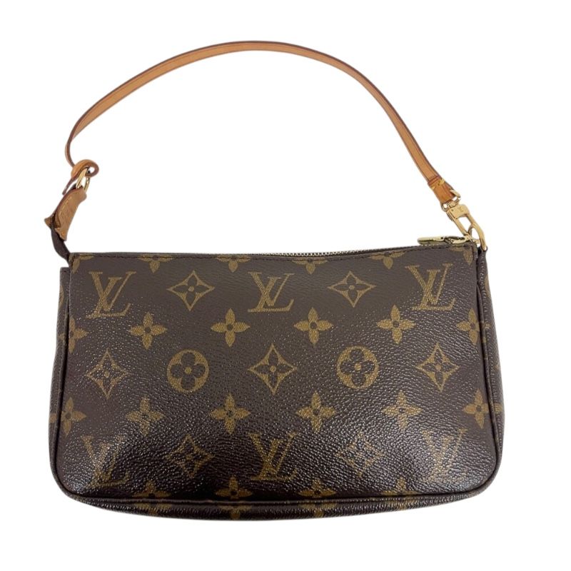 ルイ ヴィトン LOUIS VUITTON ポシェット アクセソワール M51980 ブラウン モノグラム ユニセックス ポーチ