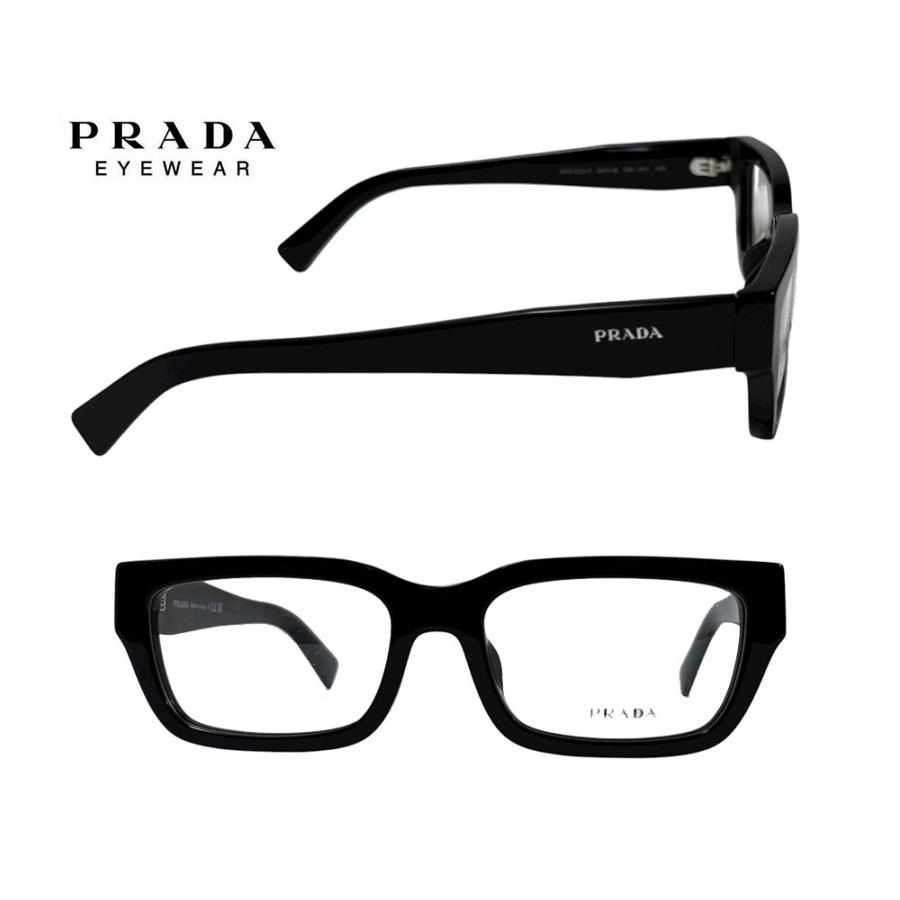 PRADA プラダ メガネフレーム PR C 02 VF 16 K-1 O 1 ブラック フルフィットモデル