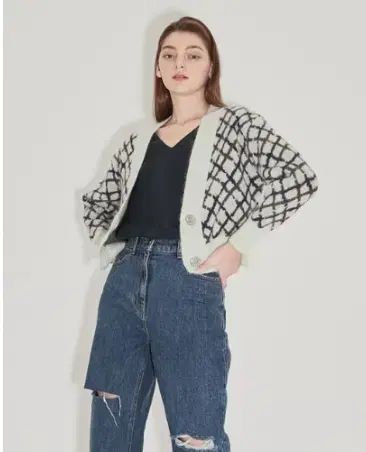  ランバン モヘア カーディガン フリーサイズ 長袖 カーディガン ボレロ アンサンブル