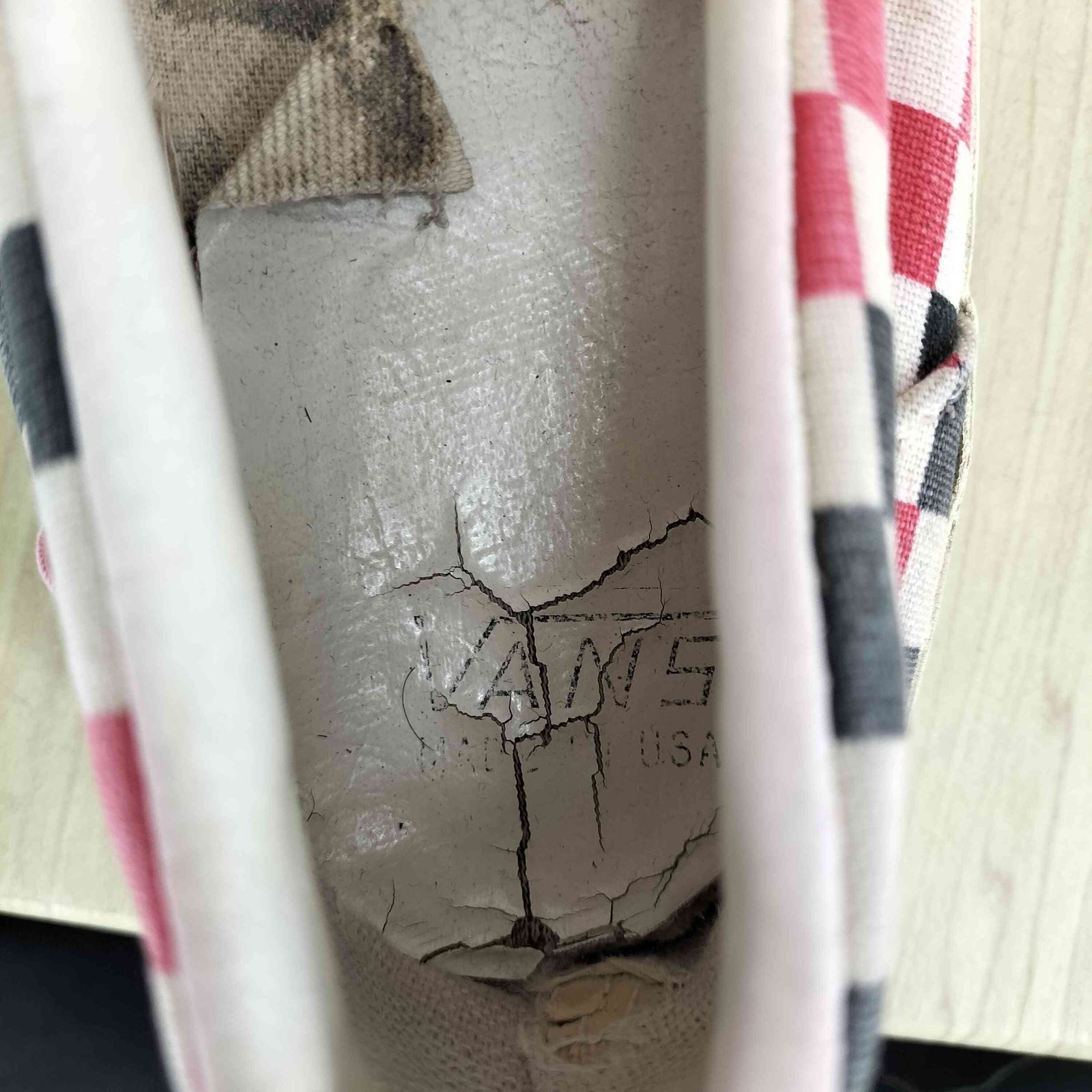  バンズ VANS 70 80 s チェッカーフラッグスリッポン メンズ 表記無 スリッポン 靴