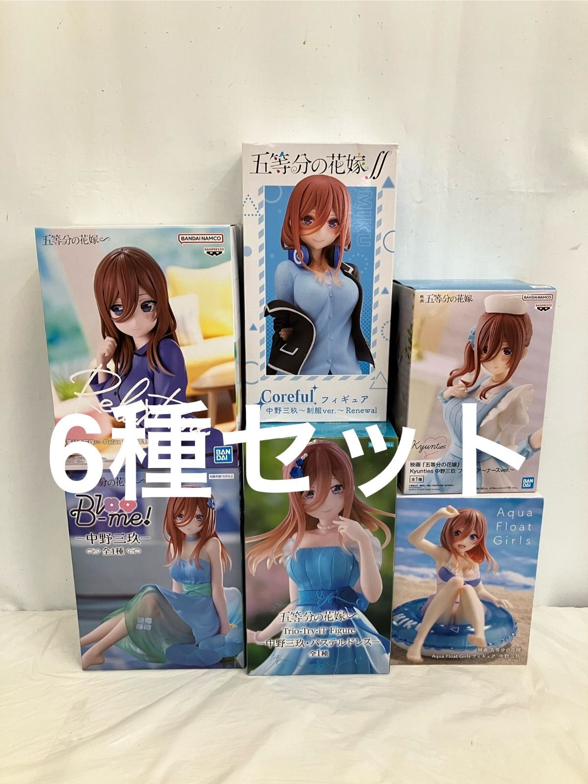 未開封 五等分の花嫁 中野三玖 フィギュア 6種 LFJ576 f107 - メルカリ