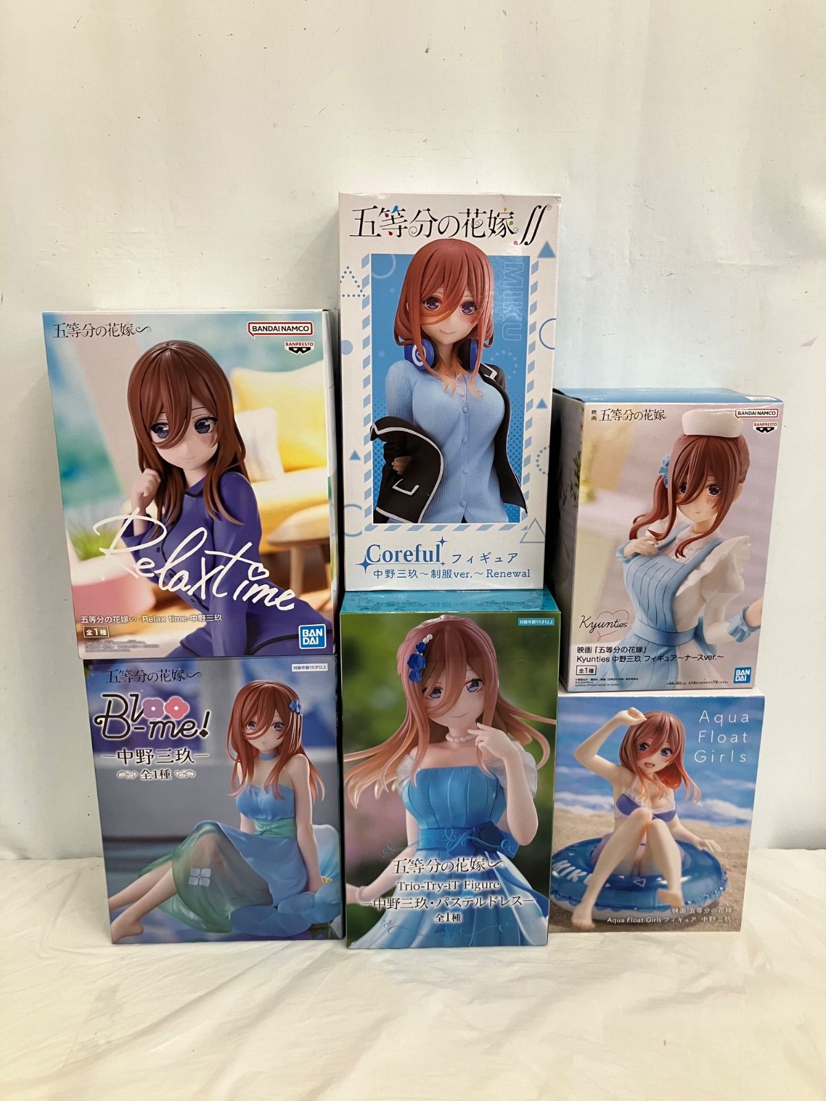 未開封 五等分の花嫁 中野三玖 フィギュア 6種 LFJ576 f107 - メルカリ
