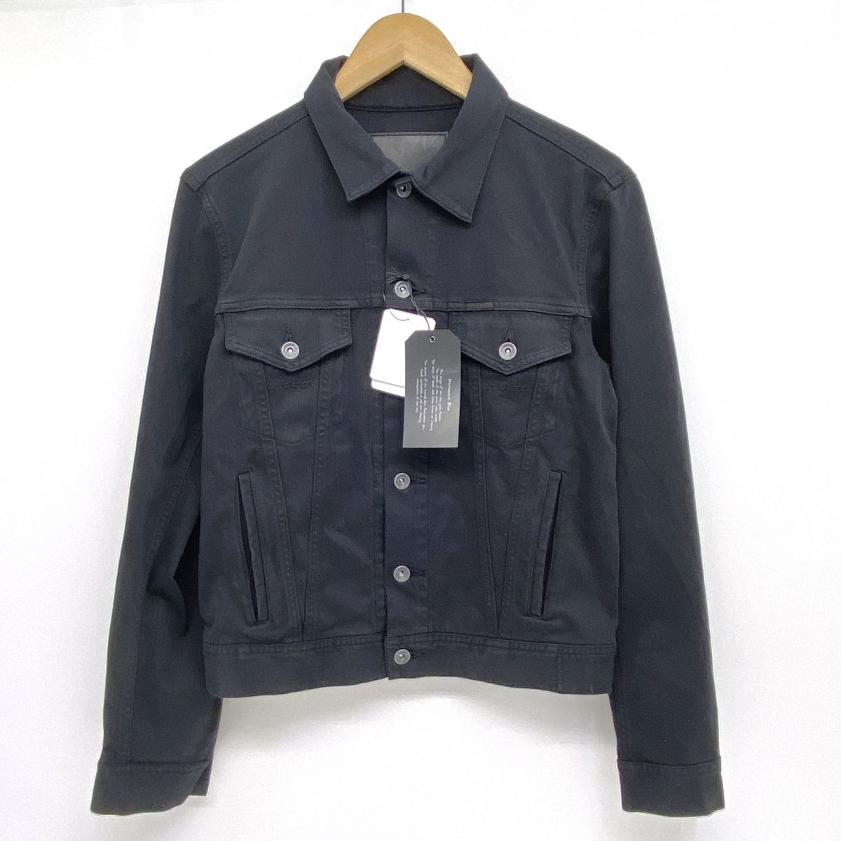 YANUK ヤヌーク ブラックデニムジャケット 57213581 Sサイズ レディース